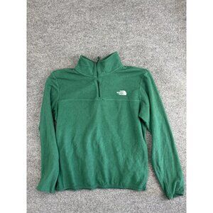 North Face Pullover Mens Medium Fleece Half Zip Lightweight Outdoor Hiking